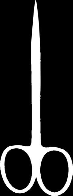 UTENSILIER & MATERIALER Iris - Sutursaks 11,5 cm Medesy Varenummer: 3511 LIGE Varenummer: 3512 BUET