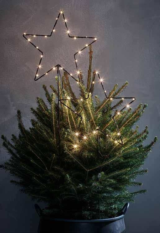 574687 100 x LED 10 liner TORN LED lyskæde juletræsform IP44