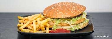 Twitter: Jeg spiser en #burger Facebook: