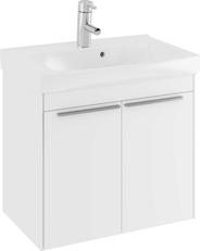 BADEVÆRELSESMØBLER Ifö Sense møbelpakke SDSS 60 Compact, med Ifö Sense håndvask Komplet smal møbelpakke, hvid eller grafitgrå. To softclose lukkende låger og Ifö Sense håndvask.