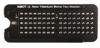 5 Varenummer: BT4.5 Med 40 pins ø2,5 x 3,5 mm. 2.