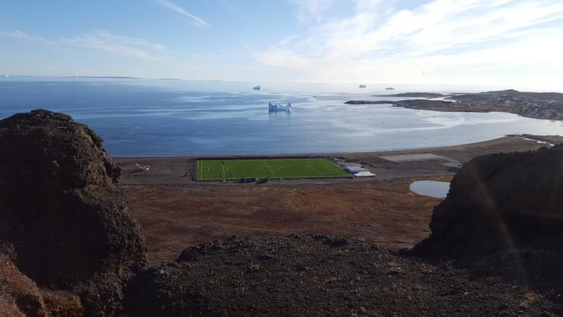 Grønland Qeqertarsuaq: 1 fodboldbane