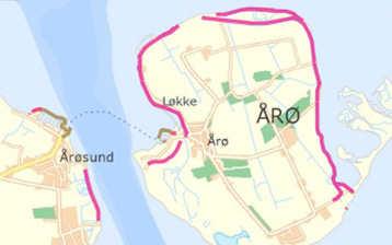 I Aarøsund er der områder, hvor der er kort afstand ned til grundvandsspejlet, hvilket betyder, at disse områder ved kraftig nedbør og som følge af generelle grundvandsændringer kan opleves som mere