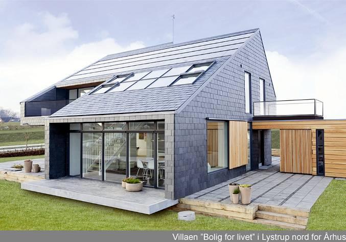 På længere sigt bliver det muligt at udvikle intelligente huse, der selv styrer indeklimaet i overensstemmelse med påvirkninger fra sol og vind, og som kan levere overskydende varme til nabohusene og
