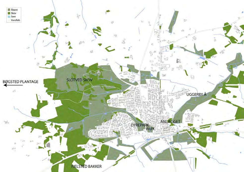 Det grønne og blå Sindal er omkranset af naturområder, som finder vej helt ind i midten af byen via grønne kiler.