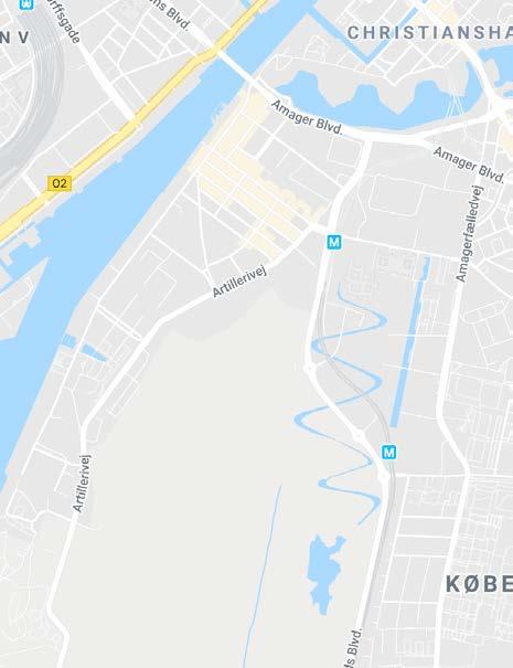 2.2 Beliggenhed Grundarealet ligger i København S, ca. 4 km fra Rådhuspladsen.