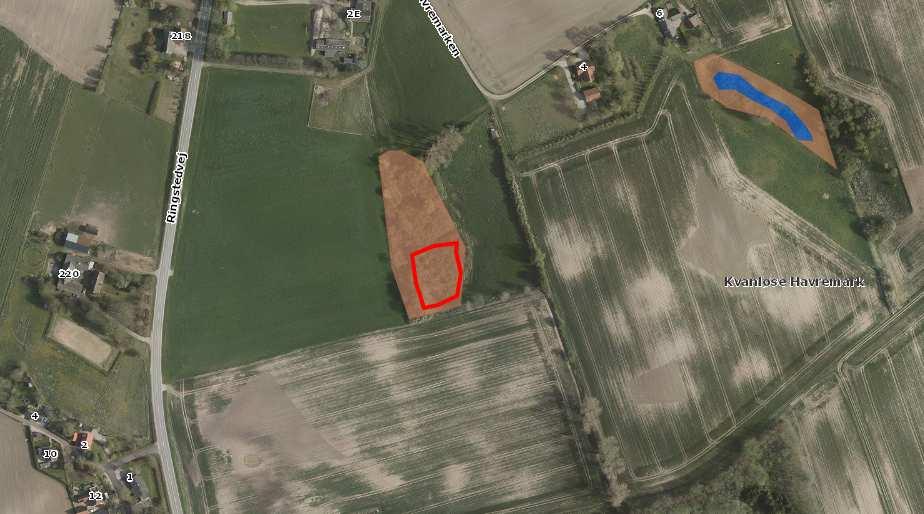 april 2017 om tilladelse til at grave en sø i mosen på ejendommen Havremarken 4 Kvanløse, 4300 Holbæk på matr.nr. 37a Kvanløse By, Kvanløse. Søen forventes at blive ca.1500 m².