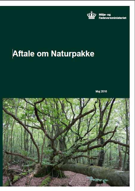 Politiske mål Privat urørt skov 900 ha Skov med biodiversitetsformål 2.