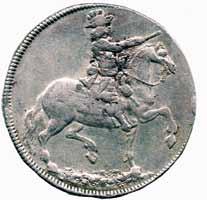Solgt på vor Storauktion 197 i januar: numismatisk rapport 136 Christian V s ryttermønter 1675 - militære hædersgaver? 9 1/8 Spd. 1636 i Kv.