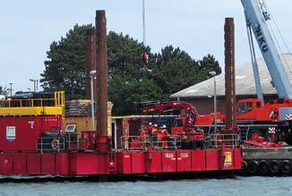 Lige nu har den amerikanske virksomhed Fugro base i havnen med 4 fartøjer. Fugro, som laver geotekniske undersøgelser mv.
