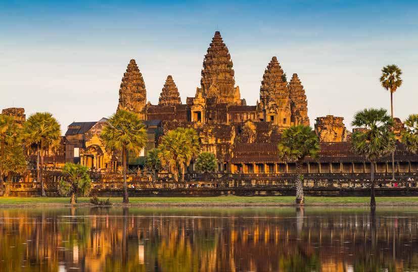 Angkor Wat Dag 11 Oplevelser ved kongebyen Angkor Thom og med tuk-tuk til Angkor Wat De næste dage koncentrerer vi os om det kæmpemæssige tempelområde, Angkor, der rummer mere end 50 templer.