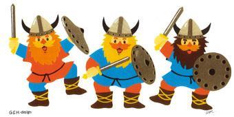 Vi vil lave vikingemad på bål Vi vil lære og lege vikingelege Vi vil besøge Ribe Vikingecenter torsdag