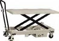 5001000 kg ES100L Dette er vores nye serie af manuelle løfteborde med større arbejdsareal.