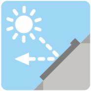 BBX) Opgrader dit system VELUX INTEGRA Active klimakontrol til udvendig solafskærmning overvåger og modtager data via en udvendig sollyssensor