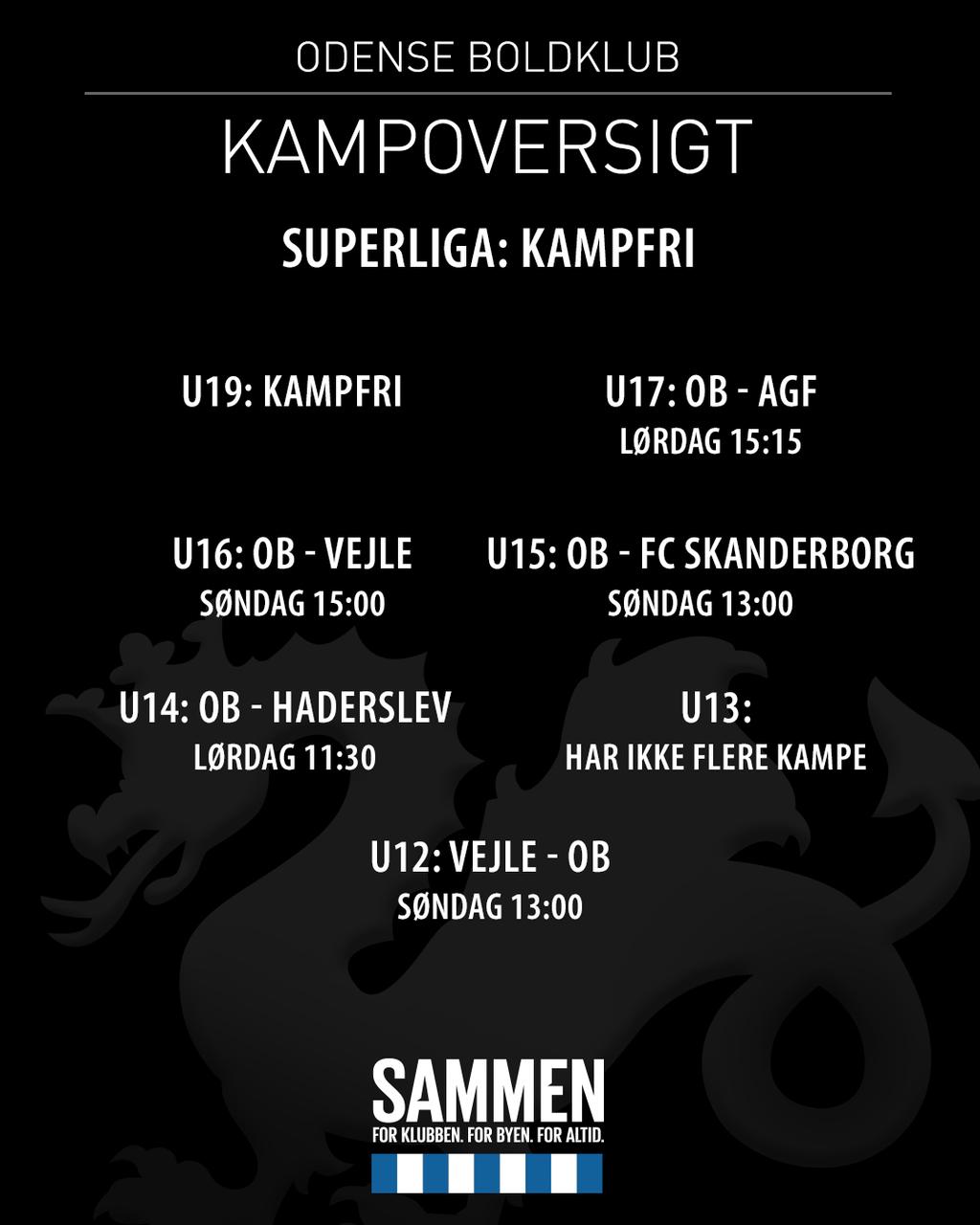 WEEKENDENS KAMPE U15: VI HAR HÆVET VORES BUNDNIVEAU U15-drengene møder søndag eftermiddag FC Skanderborg i sæsonens sidste kamp.