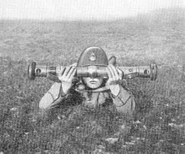 Afstandsmåler M.1915. Fra kilde 8. Afstandsmåleren blev anvendt i alle våbenarter frem til 1943.