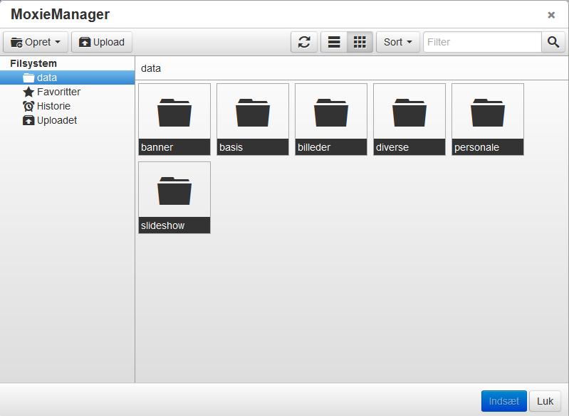 PageDesign brugermanual Produktmodul» Redigeringsværktøj» indsæt billeder med MoxieManager.0 Redigeringsværktøj. indsæt billeder med MoxieManager INDSÆT BILLEDE.