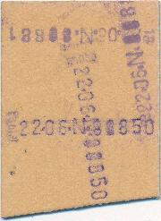 DEN DAGLIGE DRIFT (VEST) To 22/6 1978 Hele den daglige toggang på Grenaabanen Pris 14 kr. for studerende Halv pris = klippe i edmonsonske billet.