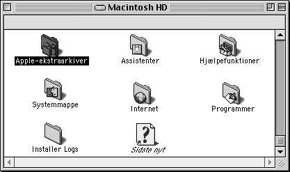 Trin 2 For brugere af USB-interfacekabler For brugere af Mac OS 8.6 til 9.2 1.