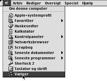 For brugere af netværksinterfacekabler For brugere af Mac OS 8.6 til 9.