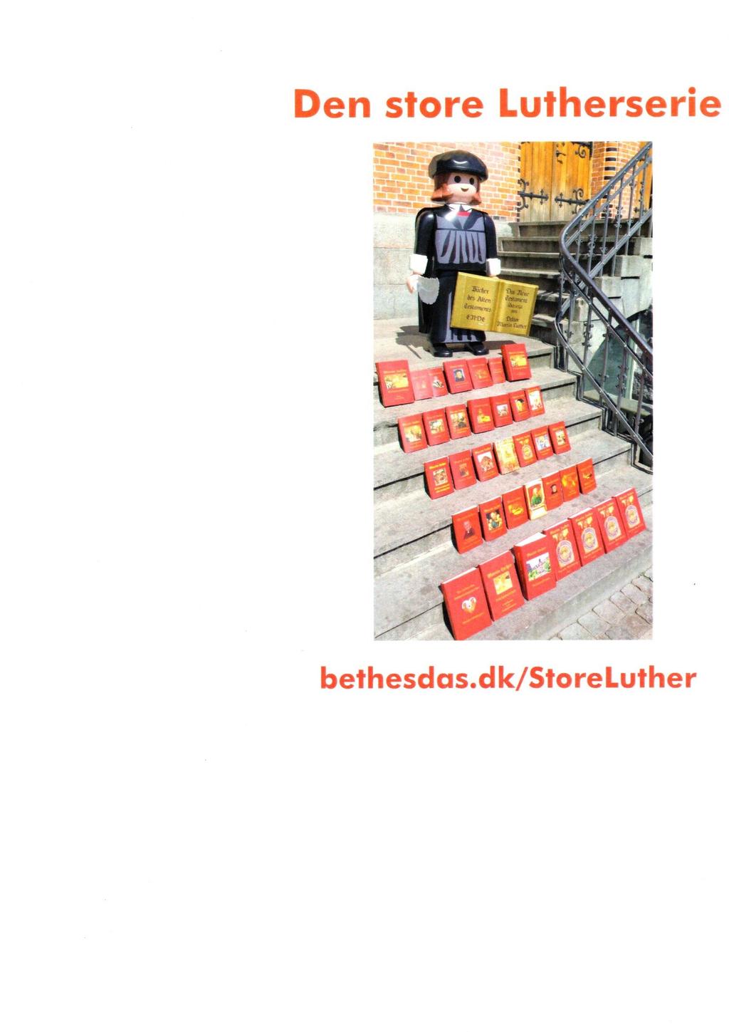 6 LUTHER Den store Lutherserie V / Peter Krak I 2017 blev det markeret, at det var 500 år siden, Luther slog sine 95 teser op på kirkedøren i Wittenberg.