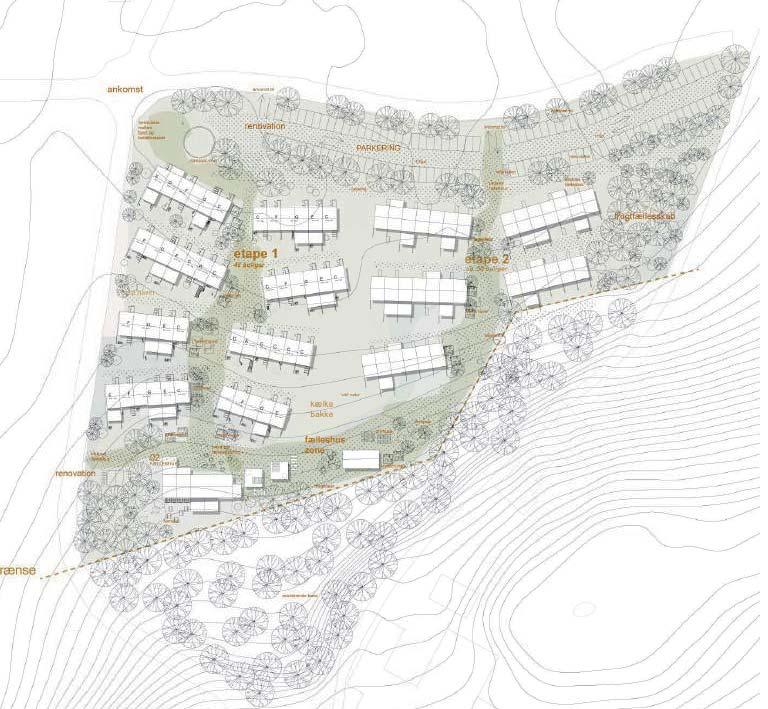Bilag 4 - Illustrativ bebyggelsesplan Lokalplan