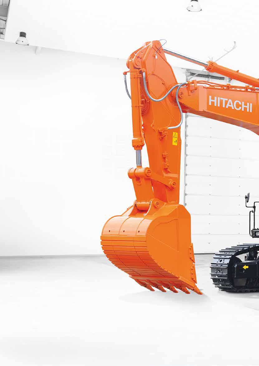 KRÆV DET PERFEKTE Hitachi ZX690-6 er udviklet specielt til den europæiske byggeog anlægsbranche. Produceret i Japan på verdens største gravemaskine-fabrik.