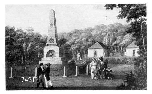 Moltkestøtten i Kildeparken Opsat 1815 af F.W.