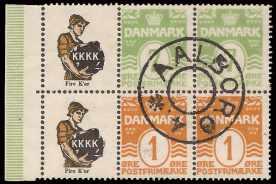 I perioden fra september 1927 til februar 1934 udsendte postvæsenet en række 1 og 2 kroners frimærkehæfter.