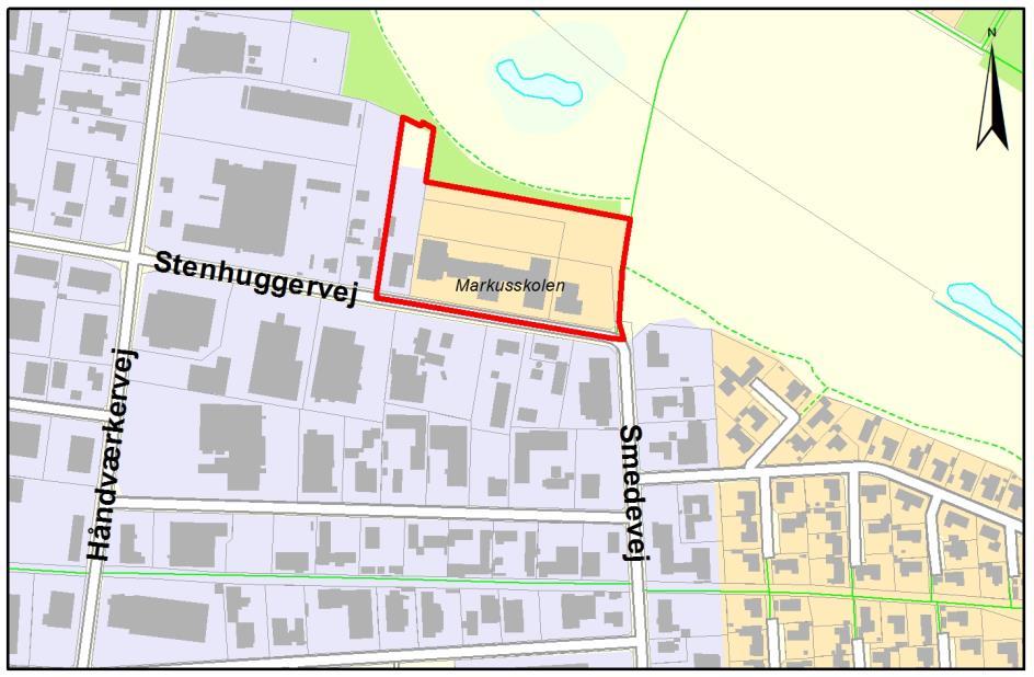 Ændring 2016.59 Baggrund Esbjerg Byråd offentliggjorde den 01-03-2017 Forslag til Ændring 2016.59 i kommuneplan 2014-2026, Mosevangen, Markusskolen, Esbjerg.