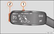 Kørsel Batteriets ladetilstand er ikke tilstrækkelig. Trykket i bremsesystemet er ikke tilstrækkeligt. Hvis føreren løsner sikkerhedsselen i mere end 30 sek.