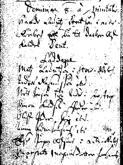 KB Snostrup 1667 op 26 Bent Larsen døbt 28/7 Dominica 8 à Trinitatis (28/7) havde Laurits Bentsen i Liden Rørbeck en Søn til Daaben? kaldet Bent.