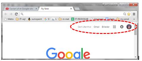 Google-sites Side 2 Du behøver ikke at bruge en gmail til din Google-konto.