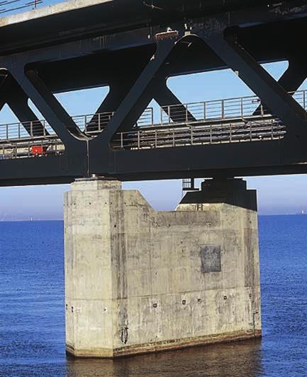 Således findes produkter til fastsættelse af rækværk til udvendig trappe eller nedstøbning af kabler og udfyldning af tomrum mellem sektionerne på Øresundsbroen.