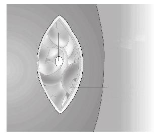 3. Fjern lagene af vaselineimprægneret gaze fra fisteludmundingen. 4. Dæk fisteludmundingen med et enkelt lag ikke-klæbende materiale (side 23). 5.