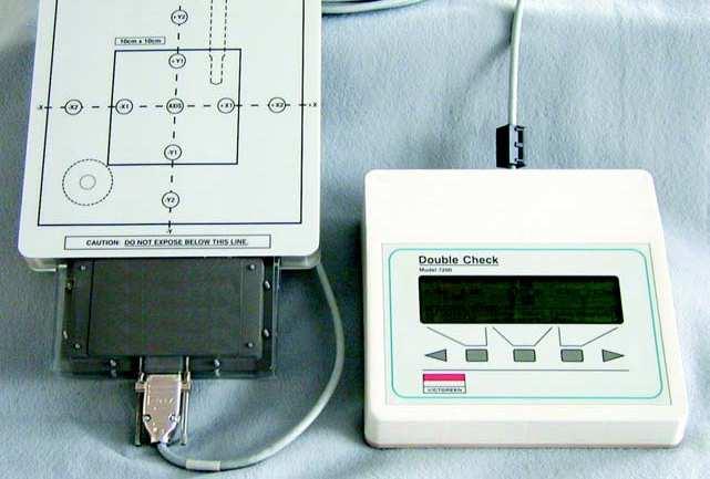 Q00 Hurtig kontrol af dosimetrisk output, lasere, feltlys, afstandslys og