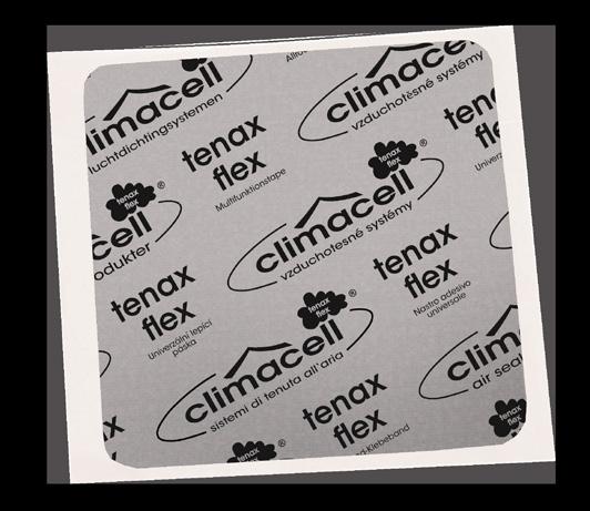 dk Nonwoven overflade 6cm x 30m 20 rl/pakke Tenax flex patch - Varenummer: 3221 - Tun nummer: 1648916 Pro Clima "Tescon Vana Patch" klæbe plaster.