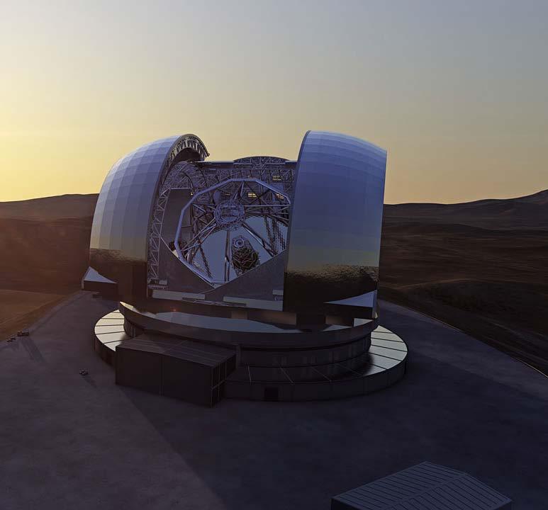 ESO s ELT: Teleskopets diameter