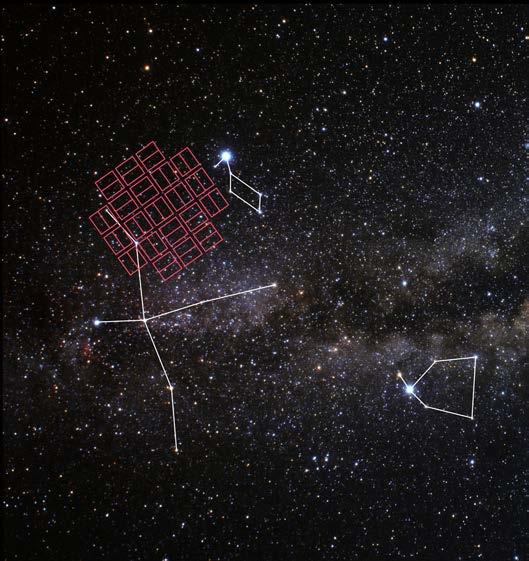 Keplerteleskopets synsfelt Vega