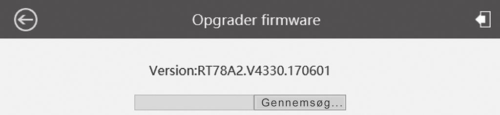 Opgrader firmware SilverCrest SWV 733 A2 Du får om nødvendigt en ny firmwareversion af Service.