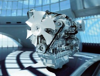 KRAFTFULD YANMAR-MOTOR C50R-5 udnytter fordelene ved den mest avancerede teknologi fra en af de største producenter af industrielle dieselmotorer.
