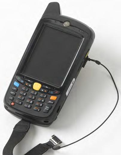 5.1.4 WeldMaster - Generelt Bøsninger for tilbehør Bøsning for trækstang Bøsning for transporthjul PDA Svejsningen igangsættes og overvåges fra en håndholdt enhed, en PDA, som trådløst