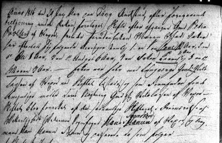 Frederiksborg, Ølstykke, Veksø, Vexø Bye, Gaardmænd, 12te Familie, FT 1787 Mads Andersen 36 gift Huusbond Bonde og Gaardb. og Sognefoged it.