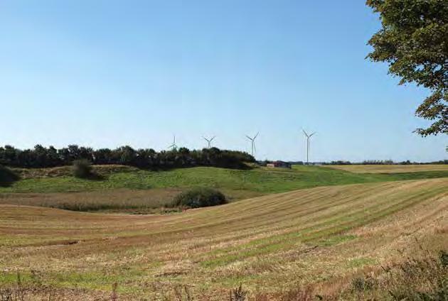 PLANINTERESSER Foreløbigt foto visende 150 m høje vindmøller Skal tilrettes med 125 m høje vindmøller inden offentliggørelse af