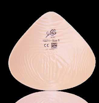 Helproteser Classic Triangle Air Artikelnummer 10271 PREMIUM Symmetrisk, triangelformet brystprotese med god pasform.