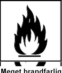 15. Oplysninger om regulering Farebetegnelse: Meget brandfarlig Faresymboler: F Indeholder ethylalkohol,sammensætning af ethanol, additiver og hvide faste smørestoffer R-sætninger Meget brandfarlig.