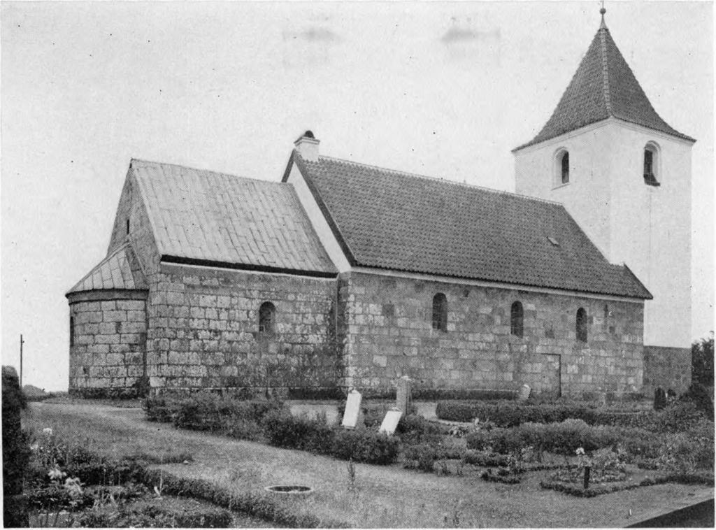 Fig. 1. Ørding. Ydre, set fra Nordost. H. M. 1936 ØRDING KIRKE MORSØ SØNDER-HERRED Kirken er Anneks til Ljørslev 1.