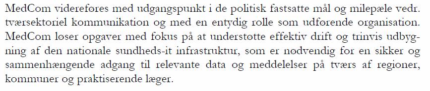 4. MedCom7 og økonomiaftalen mellem Regeringen og Danske Regioner vedr. 2011 (12.