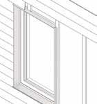 13. CEDRAL VINDUESLYSNING Cedral vindueslysning består af 3 aluprofiler der meget enkelt kan tilpasses og samles omkring vinduerne.