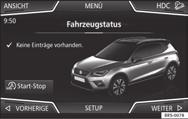 47 Easy Connect: CAR-menu eller, tryk på infotainmentknappen / for at åbne menuen Bil Fig. 47.